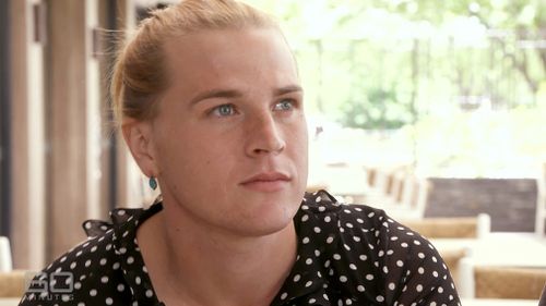 Hannah Mouncey. (60 Minutes)