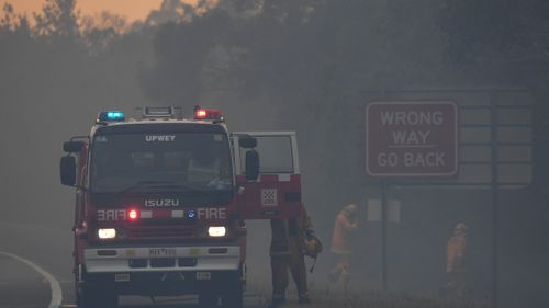 Victoria Bushfires emergency Bunyip State Park Yinnar South