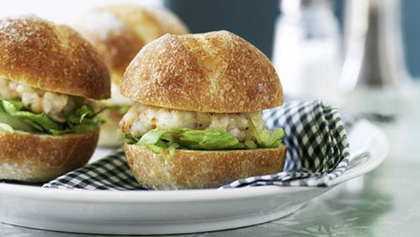 Prawn burgers