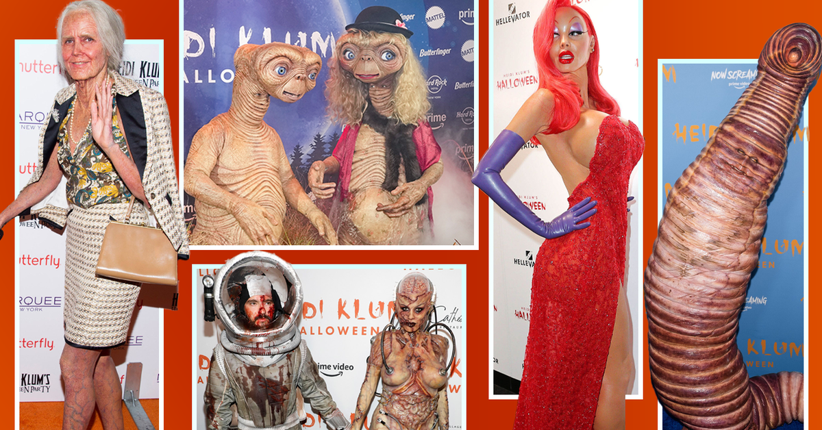 Heidi Klum’s Halloween costumes: Every insane and amazing look through the years from 2000 to 2024 including her E.T. couple’s costume, Jessica Rabbit, and Giant Worm costume | In Pictures