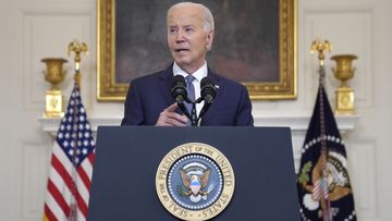 US President Joe Biden delivers remarks on the verdict in former President Donald Trump&#x27;s hush money trial