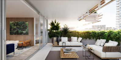 Bold new plans have been announced for a high-end apartment building in Sydney's Waterloo, offering private jet access