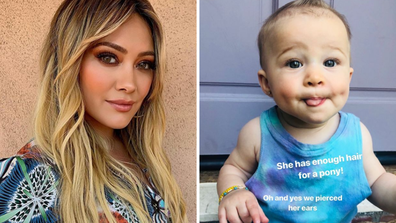 Hilary Duff slammed for piercing baby daughter's ears