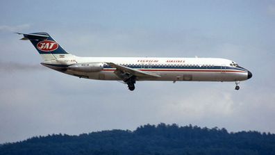 Flight 367 exploded in mid-air over the now-Czech Republic.