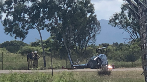 Queensland learner pilot escapes low impact Townsville helicopter crash unscathed