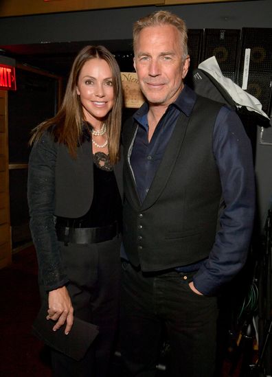  Christine Baumgartner and Kevin Costner 