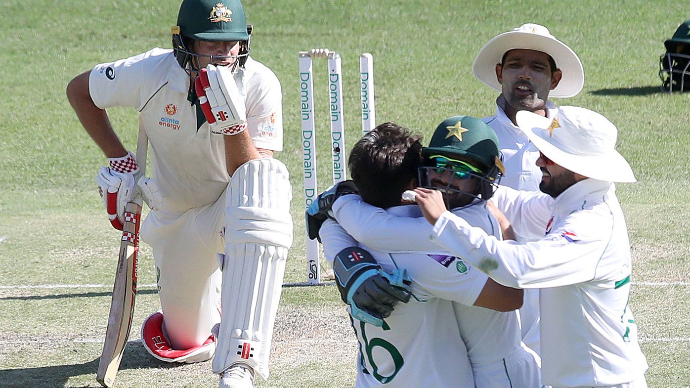 Joe Burns reflects on 'bitter' dismissal on 97 in first Test against Pakistan