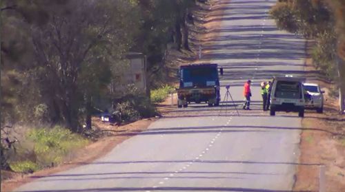 As a result of the collision, both the semi-trailer and the family's Holden Commodore were flung into a nearby paddock.