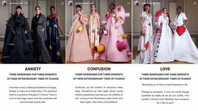 Viktor And Rolf Fall Haute Couture Digital Collection Including The Social Distancing Coat 9style