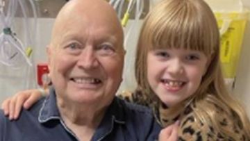 Bert Newton with his daughter Lola.