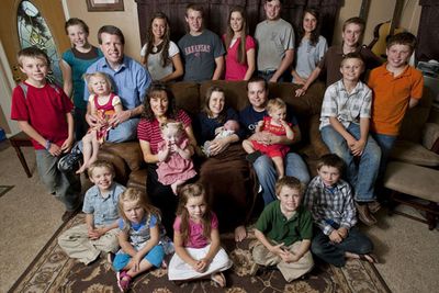 Whatever Octomom - this infamous US mum has 19 babies! Michelle Duggar and her husband Jim Bob scored their own reality TV show <i><strike>17</strike> <strike>18</strike> 19 And Counting</i> thanks to their extreme brood, who all have names starting with J.<br/>