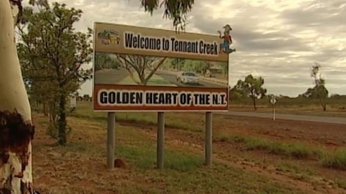 The attack happened in the Northern Territory town of Tennant Creel. Picture: 9NEWS