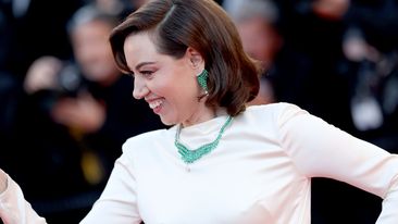 CANNES, FRANCE - MAY 16: Aubrey Plaza attends the &quot;Megalopolis&quot; Red Carpet at the 77th annual Cannes Film Festival at Palais des Festivals on May 16, 2024 in Cannes, France. (Photo by Pascal Le Segretain/Getty Images)