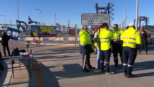 Protestors say the company has been heartless. (9NEWS)