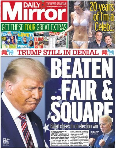 US election 2020: How globe's newspaper front pages are reporting US  Election 'Wait of the world'