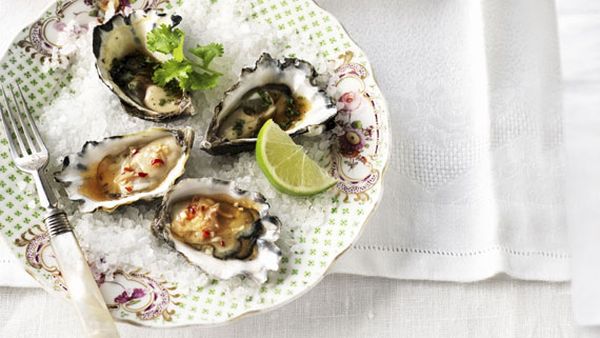 Weight watchers' Thai oyster duo