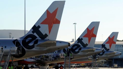 Jetstar planes. (AAP file image)