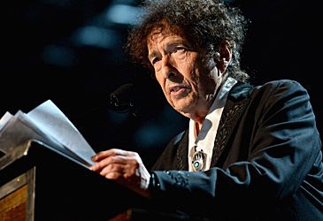 When did Bob Dylan win the Nobel Prize in Literature?
