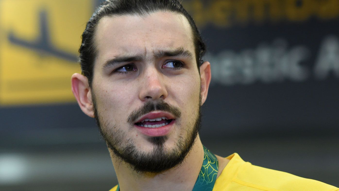 Chris Goulding was at the centre of the brawl between the Boomers and Philippines.