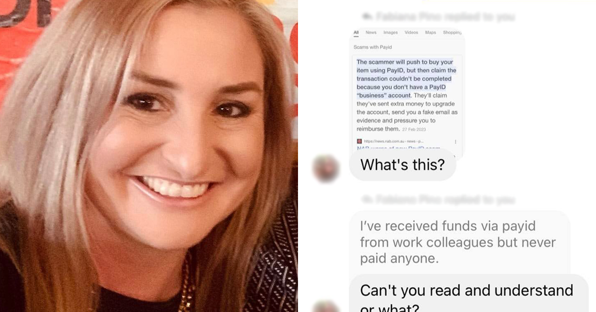 Scams Australia: Sydney mum shares conversation with scammer on Facebook Marketplace
