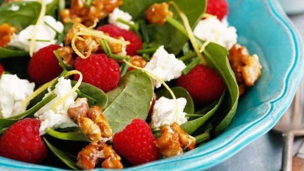 Raspberry salad