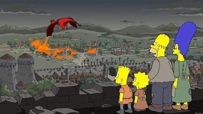 The Simpsons parody Game of Thrones