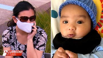 Mother confronted over missing baby allegedly 'given away'