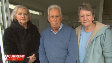 Peninsula Eco residents Barbara McLachlan,  Russel Flack and  Linda Marsh.