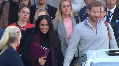 The Duke and Duchess of Sussex arrived in Sydney and announced their news shortly after.