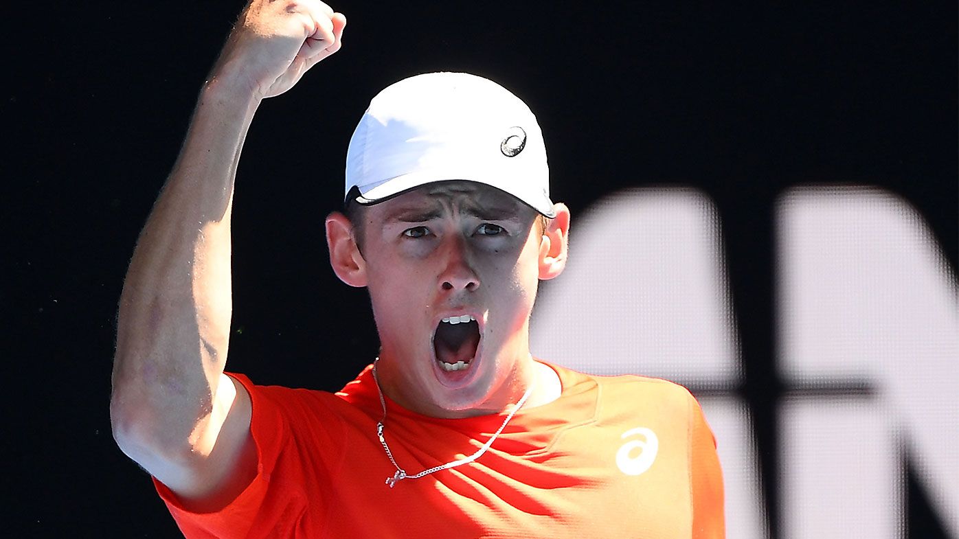 Alex de Minaur cruises into Australian Open second round after victory over Pedro Sousa