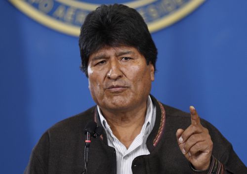 Bolivian President Evo Morales has announced his resignation, seeking to calm the country after weeks of unrest over a disputed election that he had claimed to win.