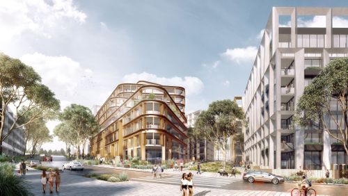 If it goes ahead, the $3 billion project will bring an additional 3,600 apartments to Castle Hill. (Supplied)