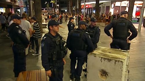 Police on the look-out for anti-social behaviour.