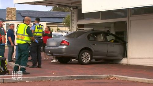 The 87-year-old accidentally hit the wrong pedal.