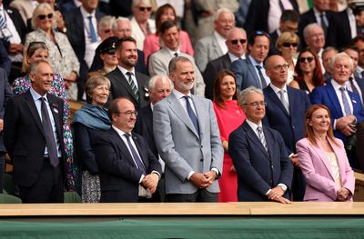 Spain's King at Wimbledon, 2023