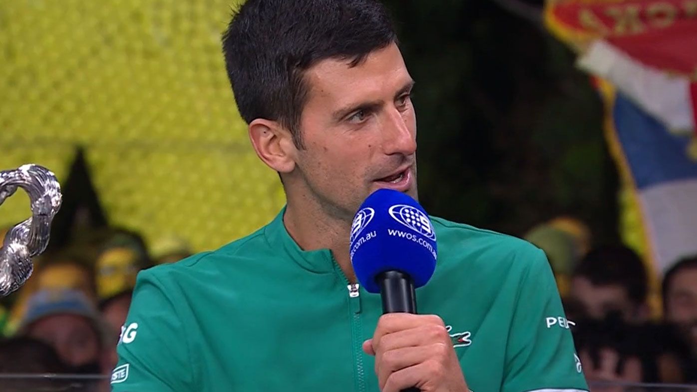 'I'm the persona non grata in this country': Candid Novak Djokovic addresses Australian Open controversies after ninth title