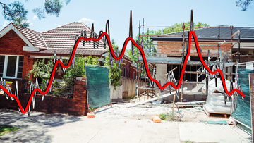 Housing approvals graph
