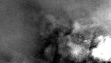 NASA&#x27;s Curiosity rover captured these images of clouds in the sky of Mars, on Dec. 12, 2021. 