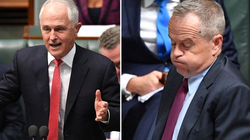 Labor leader Bill Shorten still trails Malcolm Turnbull as preferred PM despite his party's lead on a two-party preferred basis according to polls.