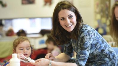 The Duchess has joined other school parents for a gathering at a local pub.