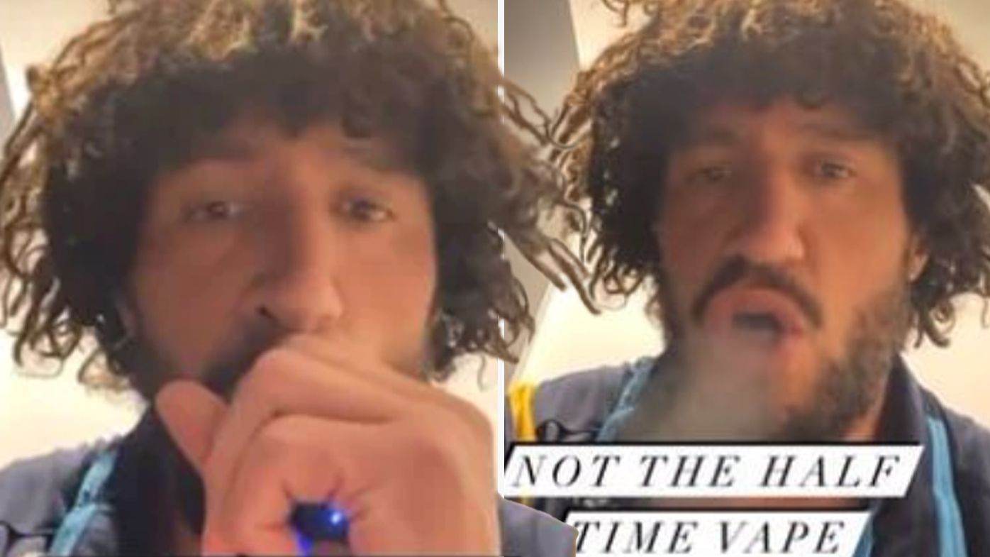 Titans star Kevin Proctor is being investigated over allegations of vaping mid-game.