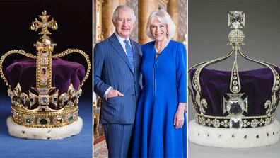 The royal regalia and jewels to be used during the coronation of King Charles III and Queen Consort Camilla on May 6, 2023.