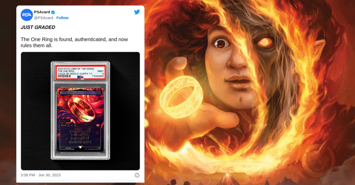 $3 million 'One Ring' Magic the Gathering card found