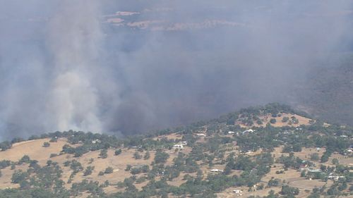 Strong winds may increase the risk of spot fires.