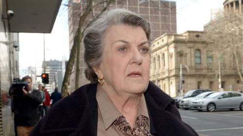 Maggie Kirkpatrick outside the Melbourne Magistrates' Court. (AAP)