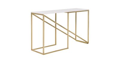<a href="https://www.freedom.com.au/furniture/living-room/consoles/15/23853218/nook-console-table-marble-and-gold-colour?gclid=EAIaIQobChMI2L_azKHb1gIVUB9oCh1HjQ0mEAQYBSABEgJOe_D_BwE&amp;gclsrc=aw.ds" target="_blank">Freedom Nook Console Table, $799.</a>