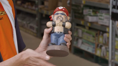 The Block 2025 Russell, Mat's fake gnome
