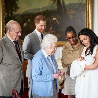 Prince Charles meets baby Archie