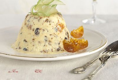 Frozen Christmas pudding