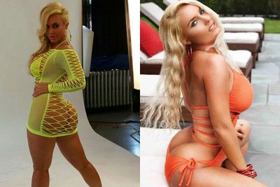 Coco's new and improved butt (left) is two inches bigger than her previous one!<br/><br/>Images: @cocosworld/Twitter